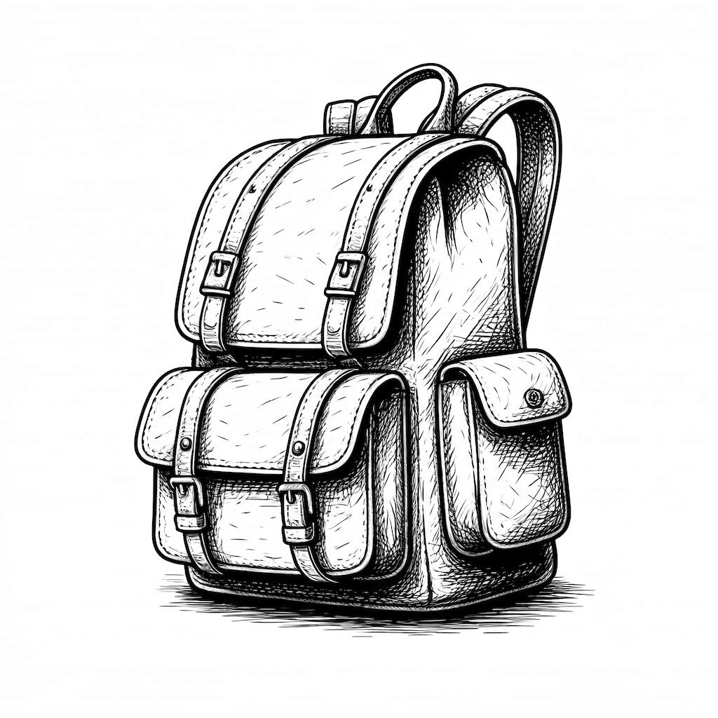 Inktober 2024’s backpack