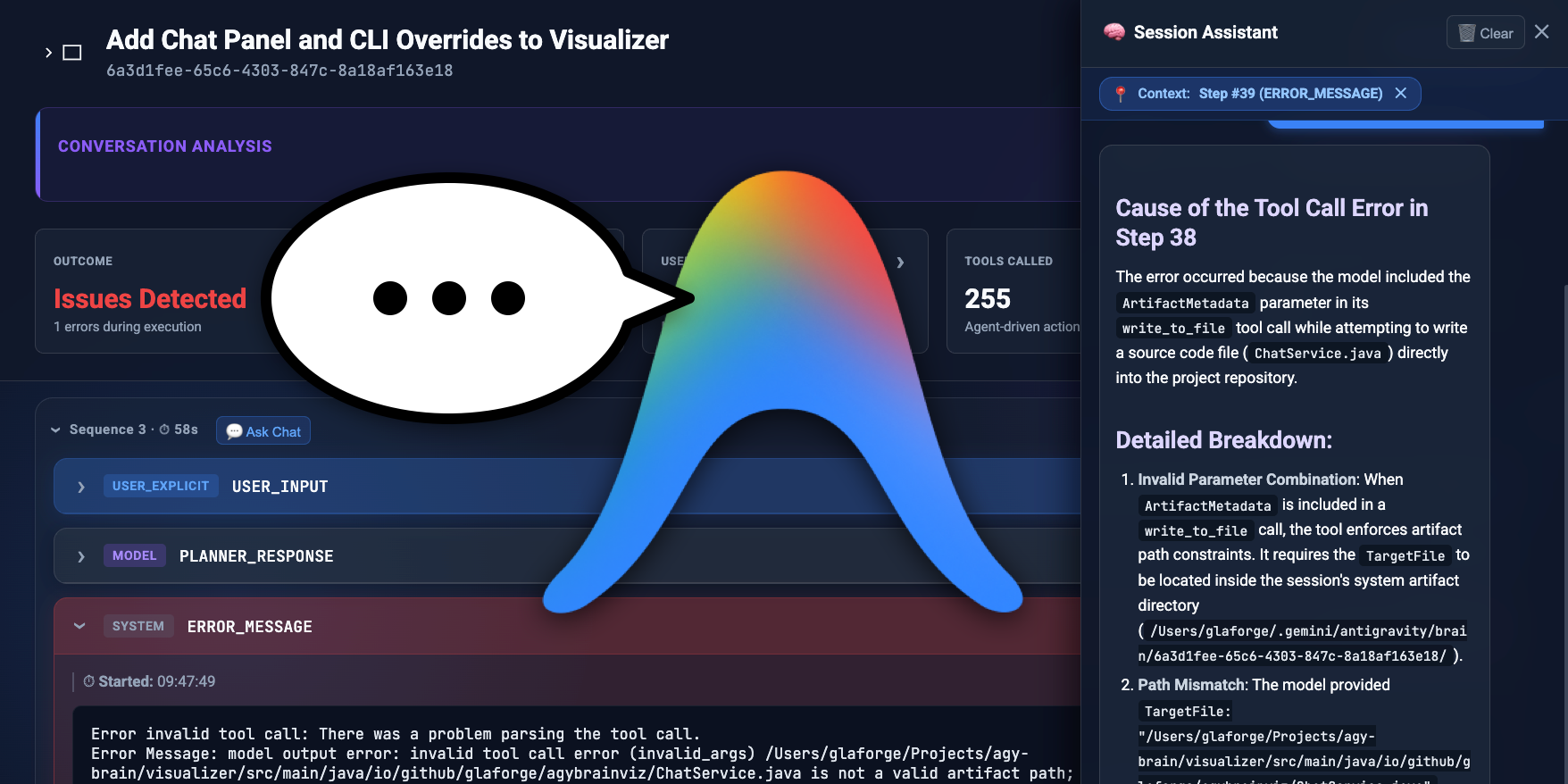 Antigravity Brain Visualizer Now With a Contextual Smart Chat