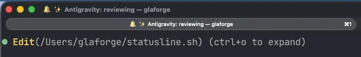 Custom Ghostty terminal title