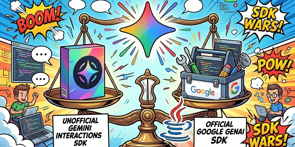 Comparing the official Google GenAI Java SDK and my Gemini Interactions SDK