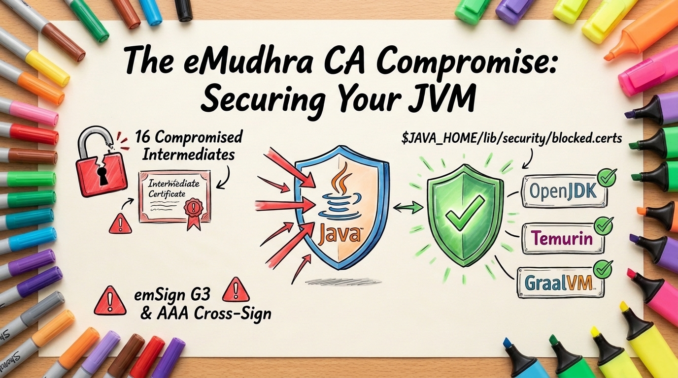 The eMudhra CA Compromise: Why Your JVM Is Vulnerable (and How to Fix It Properly)